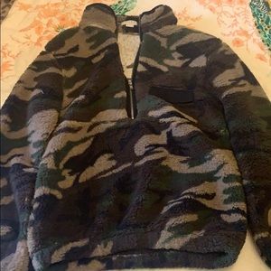 Camo sweater